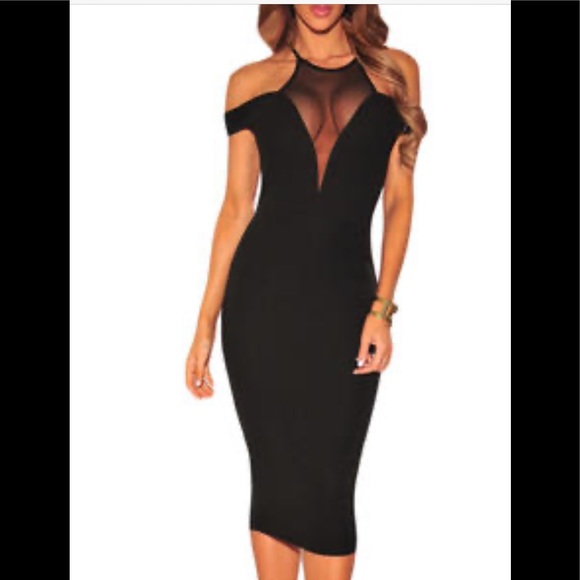 Mesh top keyhole back midi - Picture 6 of 8